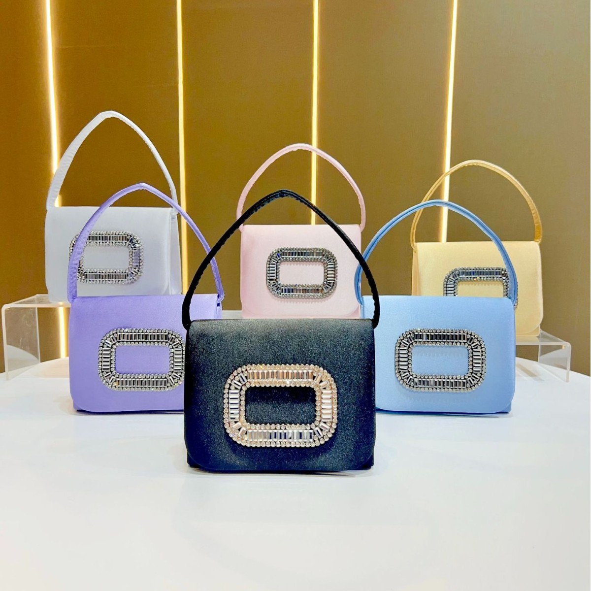 Tassel Fringe Trim - Mini borsa quadrata di lusso Borsa