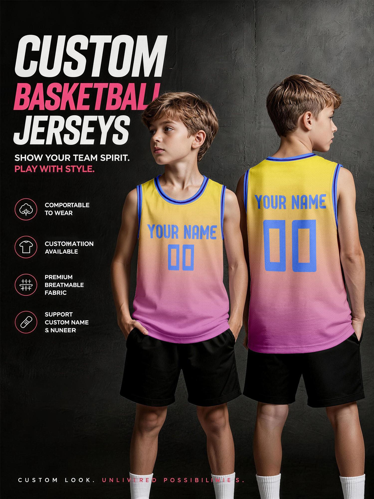 Embellish Knit - Set di Maglie da Basket Personalizzate