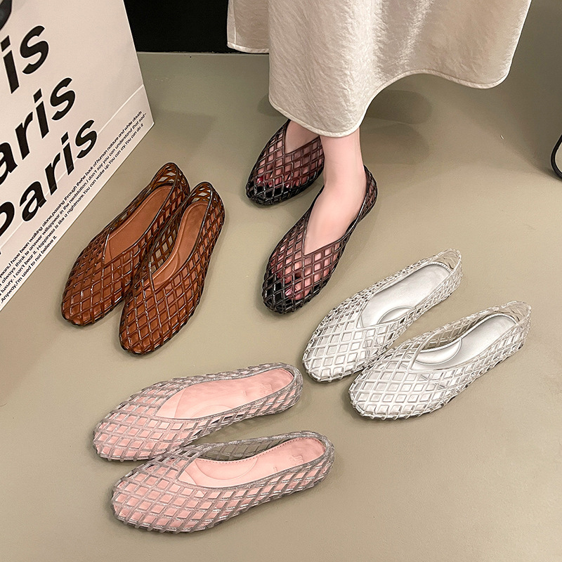 Sandali piatti estivi da donna - Crystal Mesh Fabric recensione e prezzo