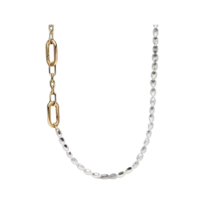 Nuova Collana con Catena a Cla - Pearl Trim Chain recensione e prezzo