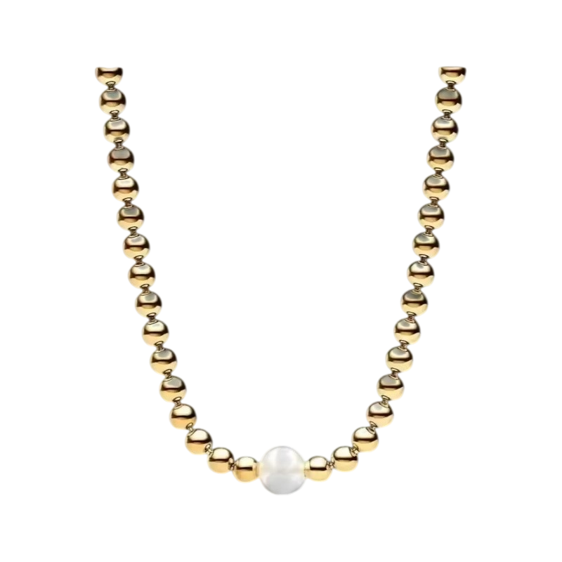 Nuova Collana con Catena a Cla - Pearl Trim Chain recensione e prezzo