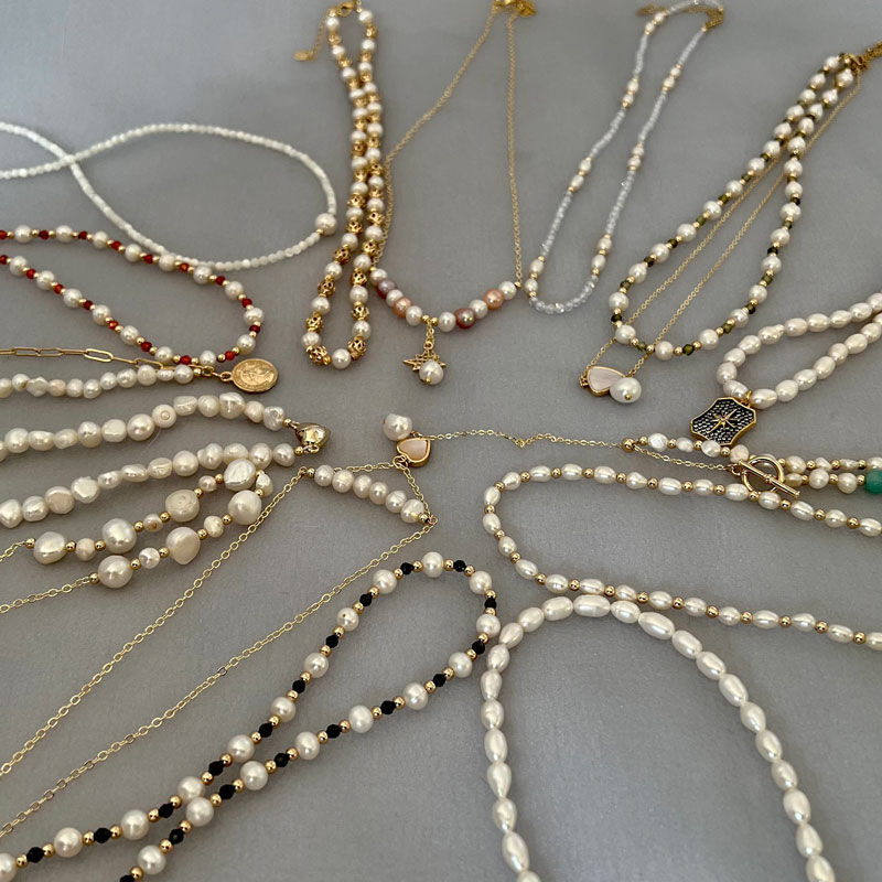 Collana barocca di perle d'acq - Pearl Trim Chain recensione e prezzo
