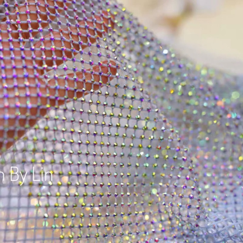 Tessuto a rete elasticizzato c - Crystal Mesh Fabric recensione e prezzo