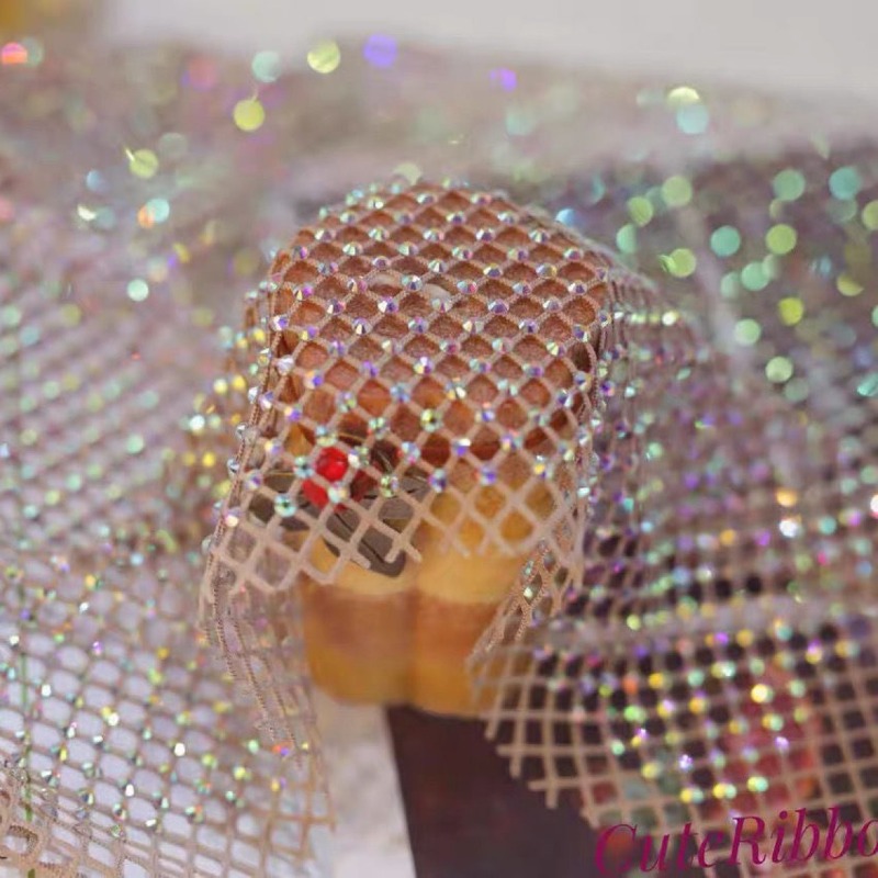 Tessuto a rete elasticizzato c - Crystal Mesh Fabric recensione e prezzo