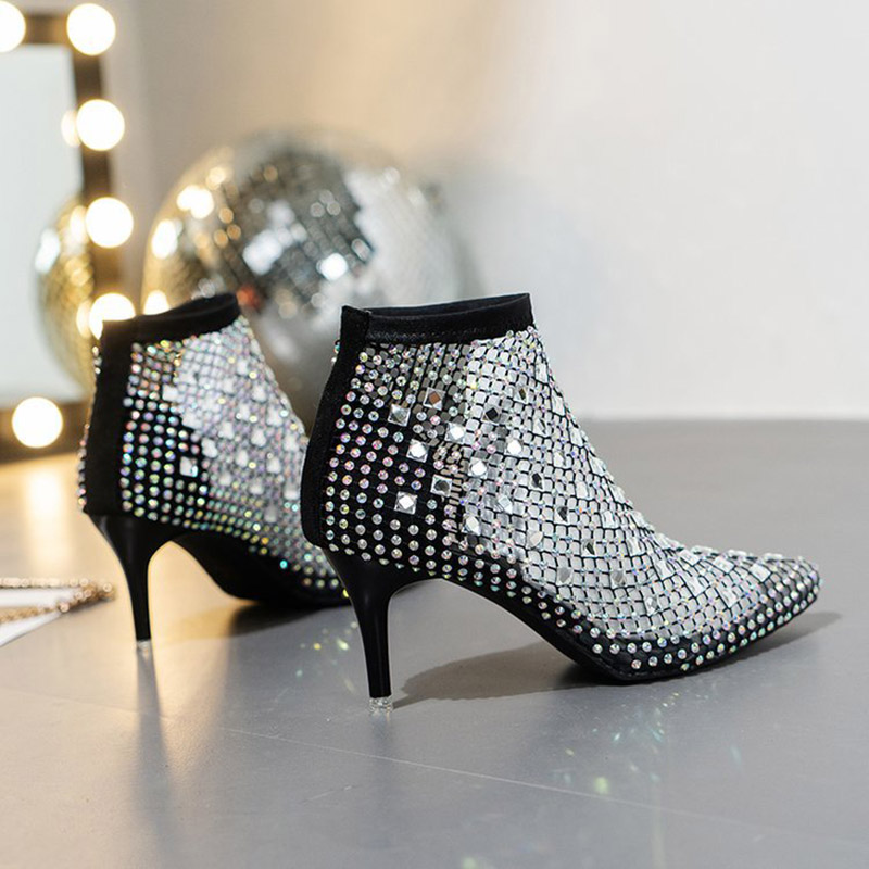 2025 Sandali estivi in rete St - Crystal Mesh Fabric recensione e prezzo