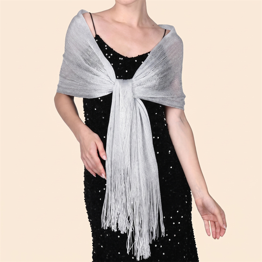 Sciarpa Hijab Luccicante Dorat - Tassel Fringe Trim recensione e prezzo